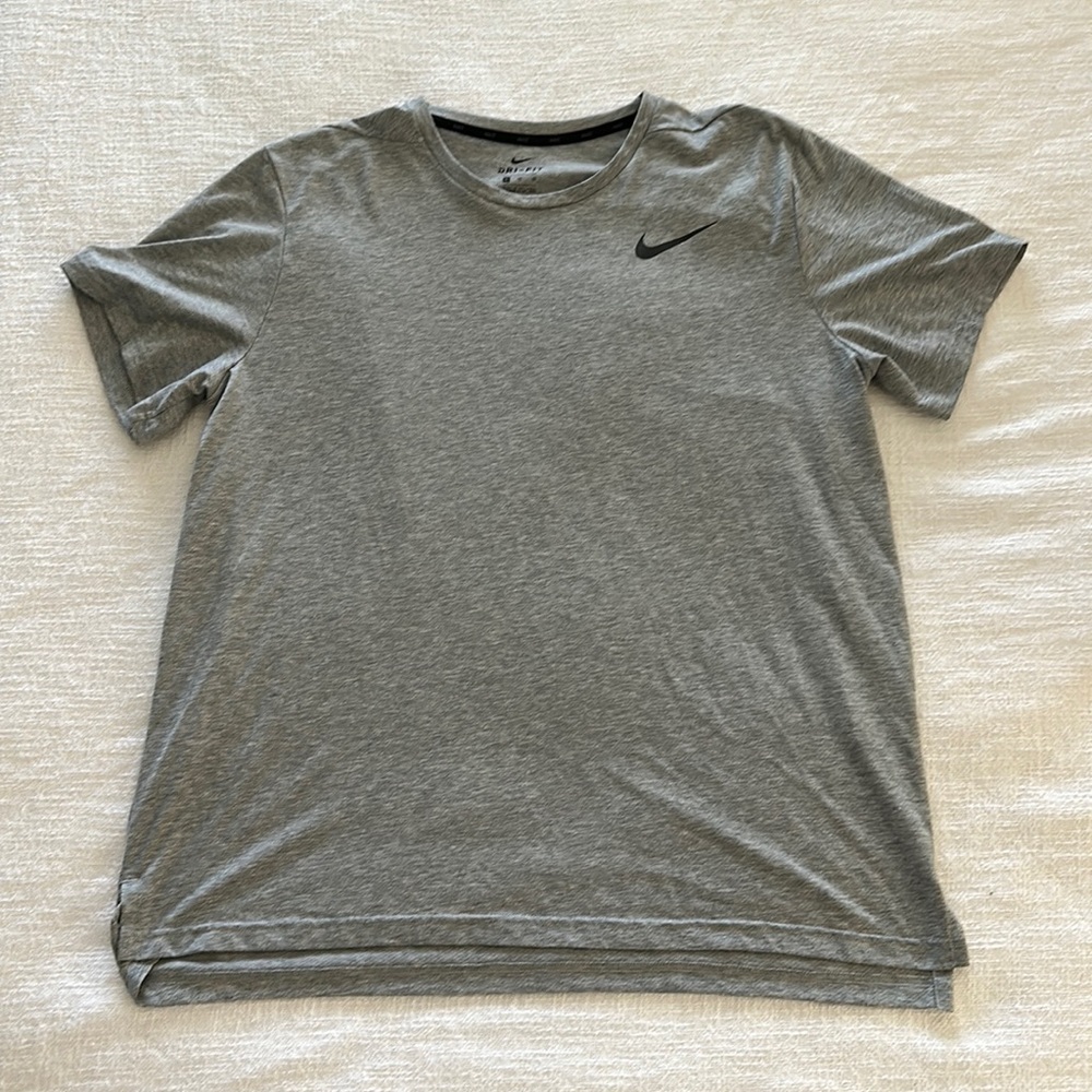 Men’s Heather Grey Dri-fit Workout Shirt